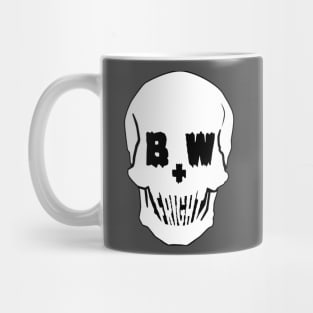 Black & White Fright Skull Mug